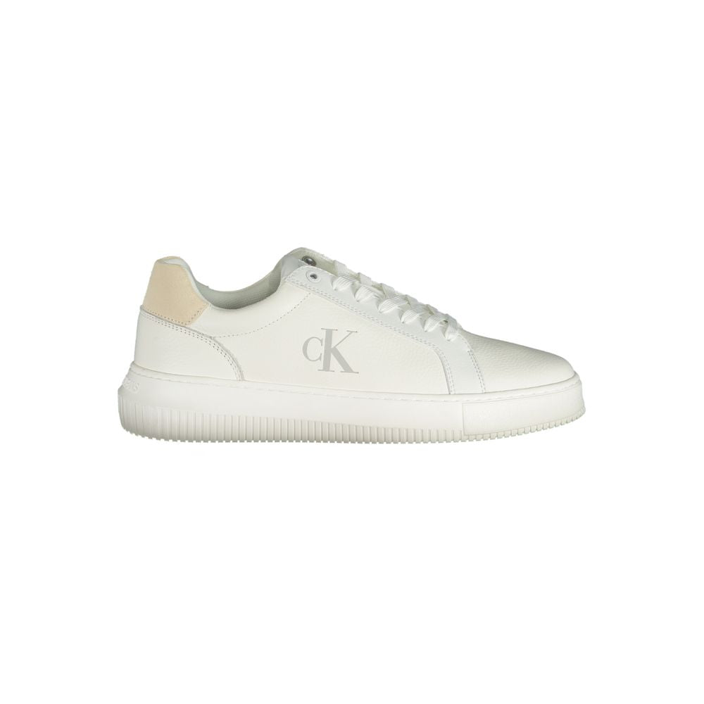 Calvin Klein White Polyester Sneaker