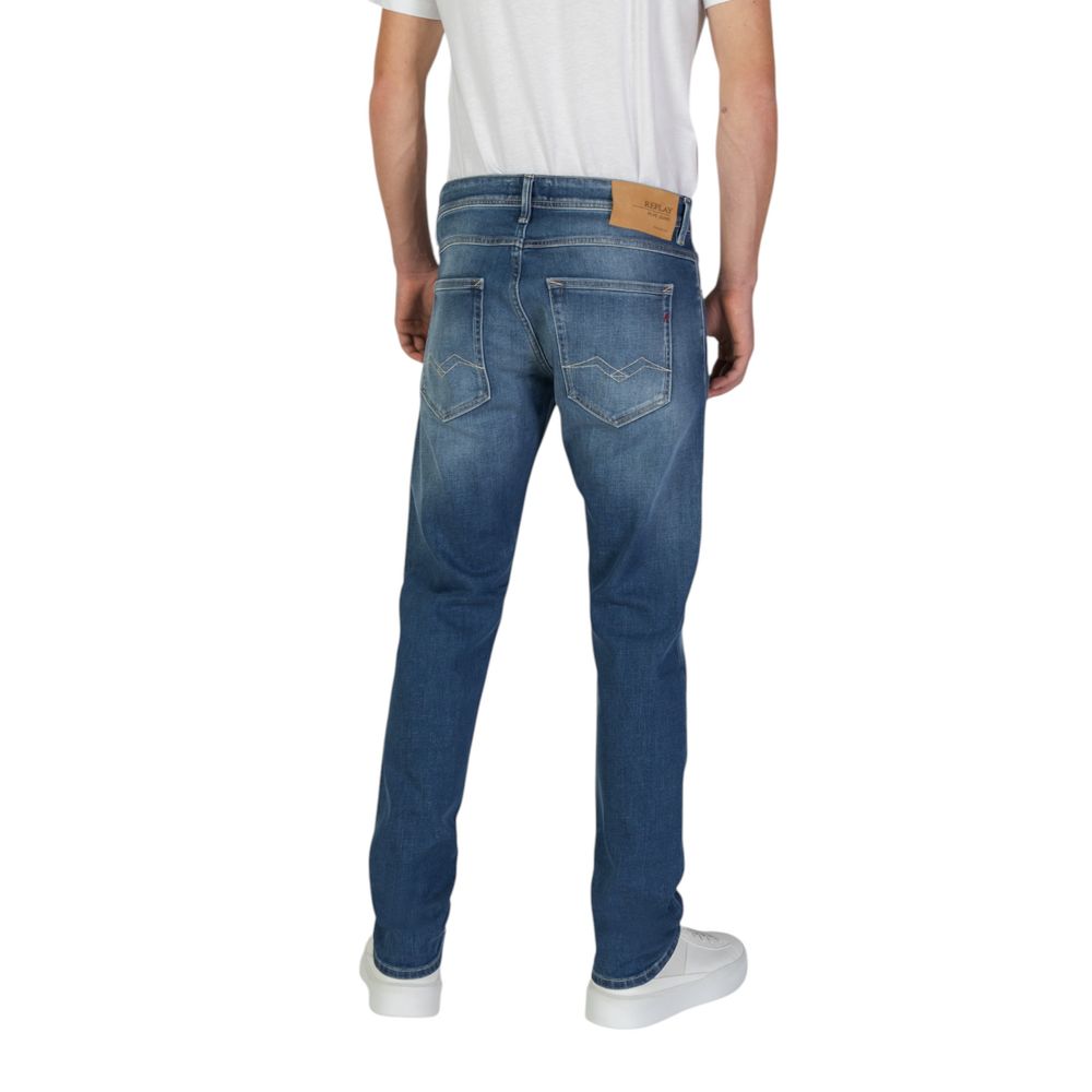 Replay Blue Cotton Jeans & Pant