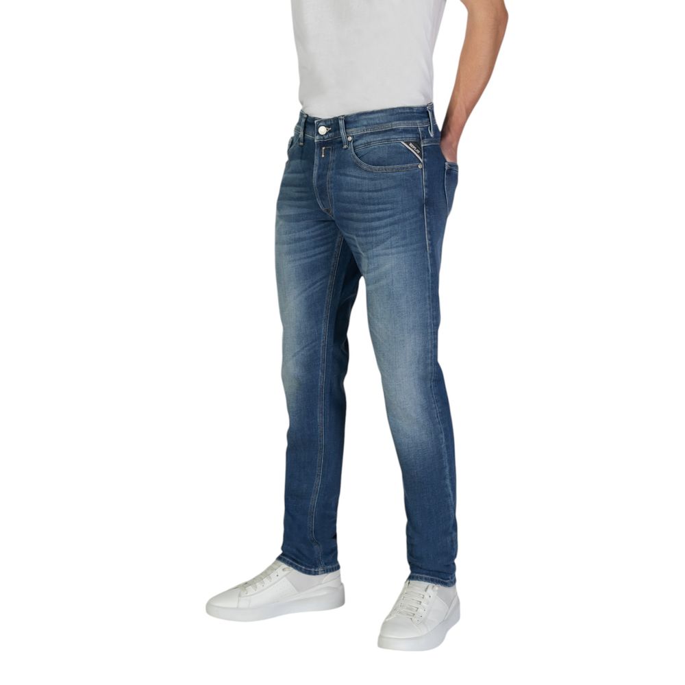 Replay Blue Cotton Jeans & Pant