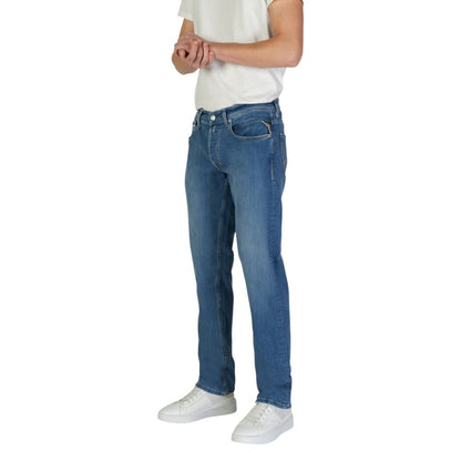 Replay Blue Cotton Jeans & Pant