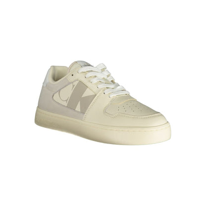 Calvin Klein White Polyester Sneaker