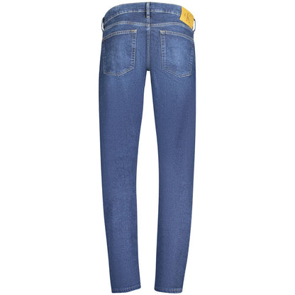 Calvin Klein Blue Cotton Jeans & Pant