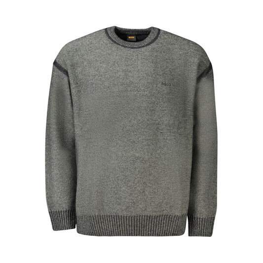 Hugo Boss Gray Wool Sweater