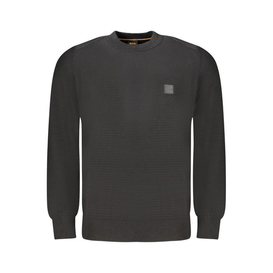 Hugo Boss Black Cotton Sweater